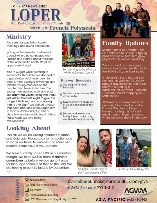 Fall 2023 Newsletter cover