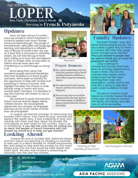 Fall 2025 Newsletter cover