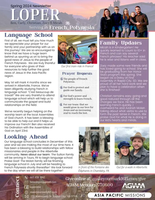 Spring 2024 Newsletter cover