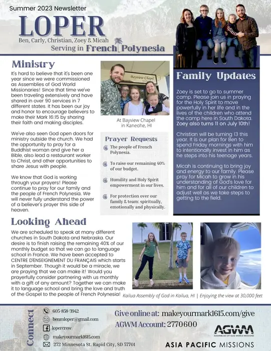Summer 2023 Newsletter cover