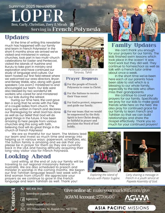 Summer 2025 Newsletter cover